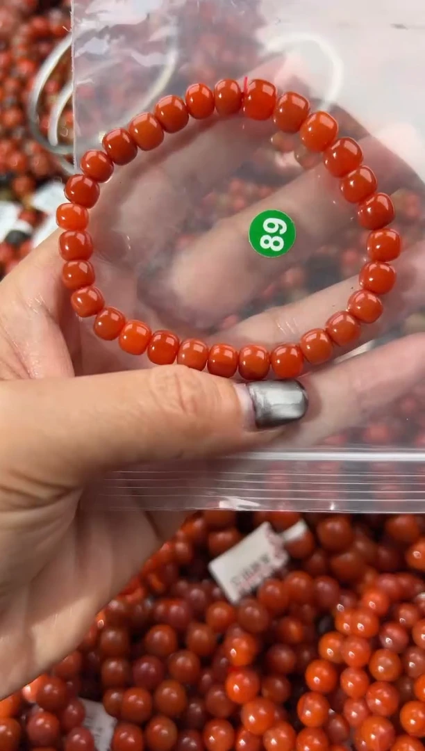 未镶嵌手串南红玛瑙7+