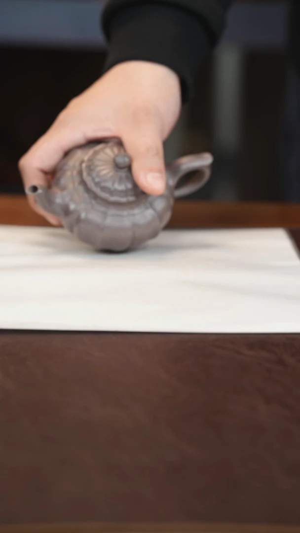 茶壶紫砂筋纹笑樱180CC