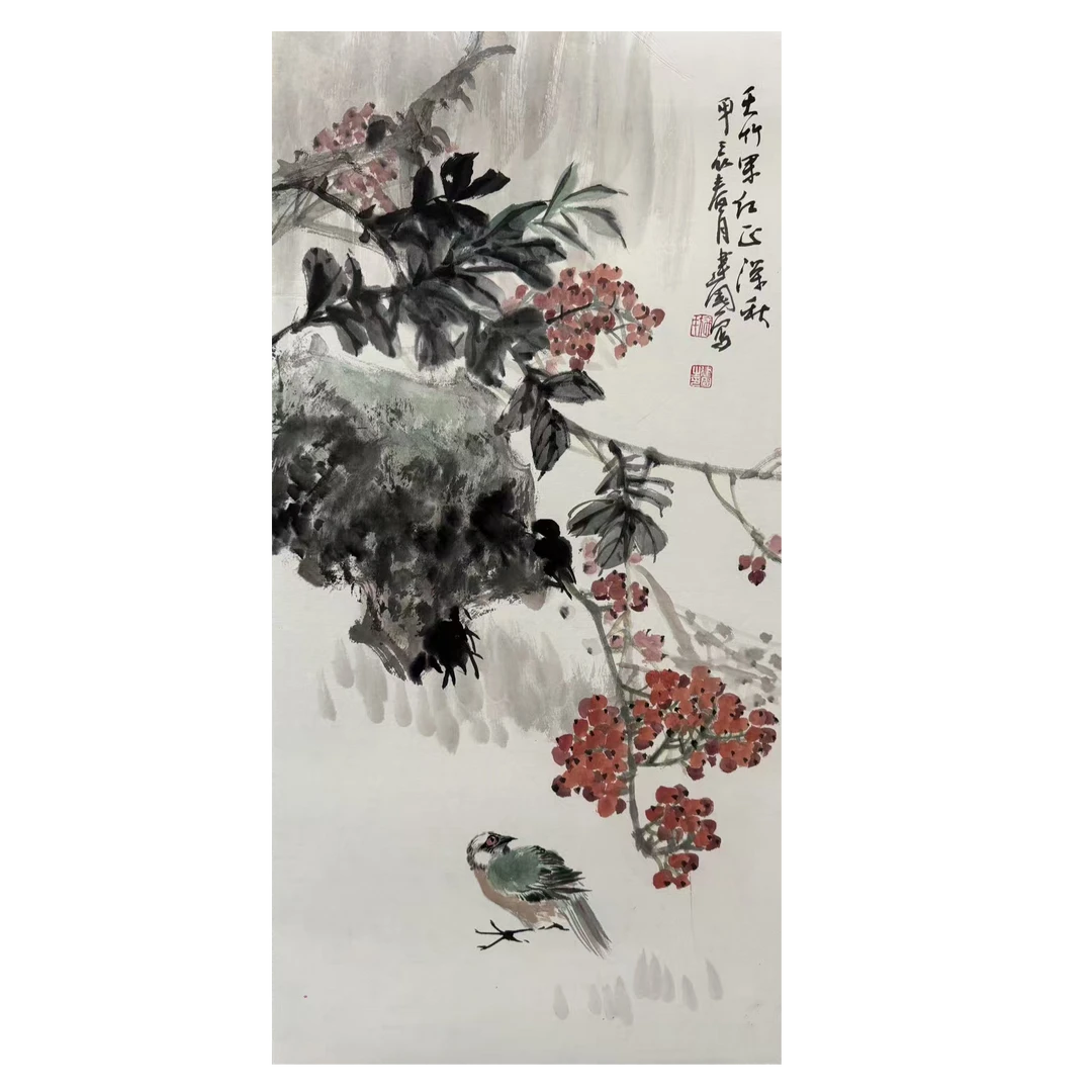 施老师写意花鸟国画作品