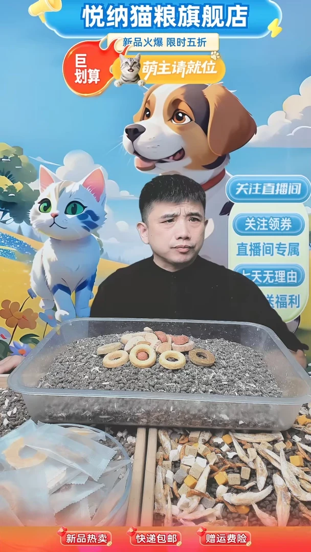 升级夹心肉绒多倍冻干10斤装