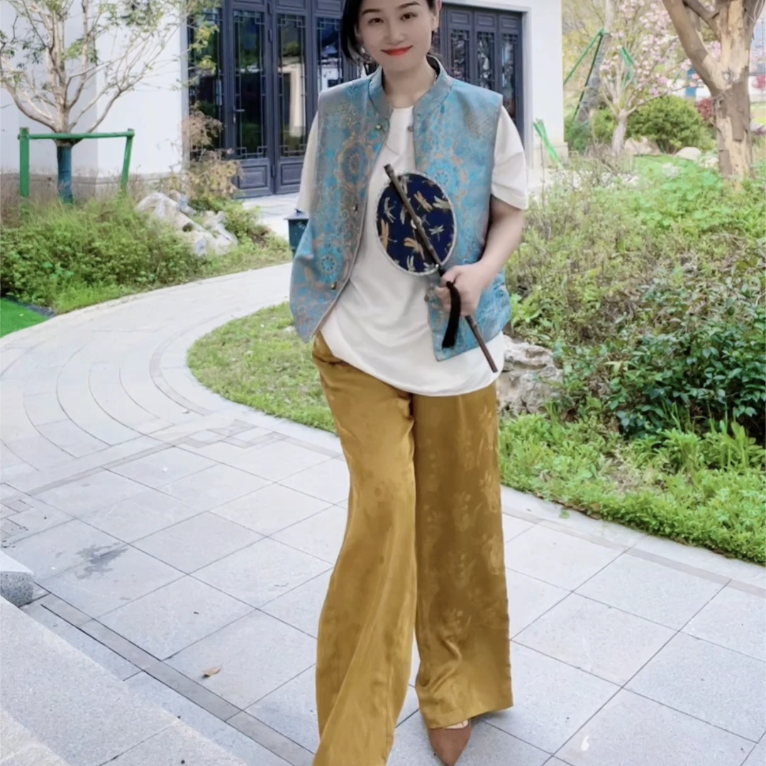 诺谰 2025夏季薄款西装裤长裤女裤子中长款 夏季高腰垂感冰丝窄版