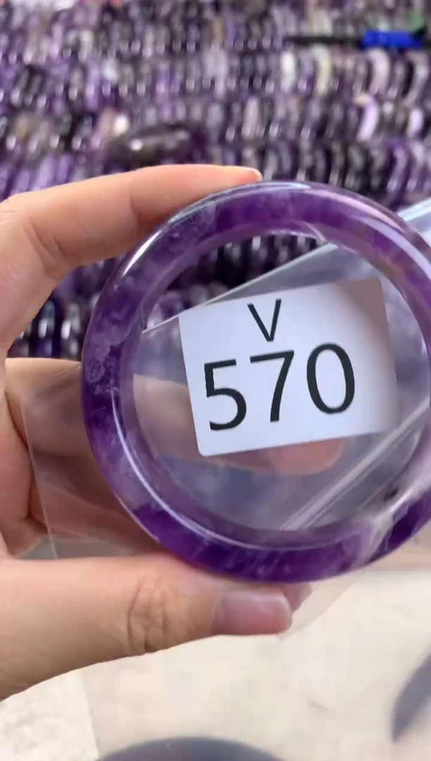 【闪购商品】水晶水晶手镯V未镶嵌570-57