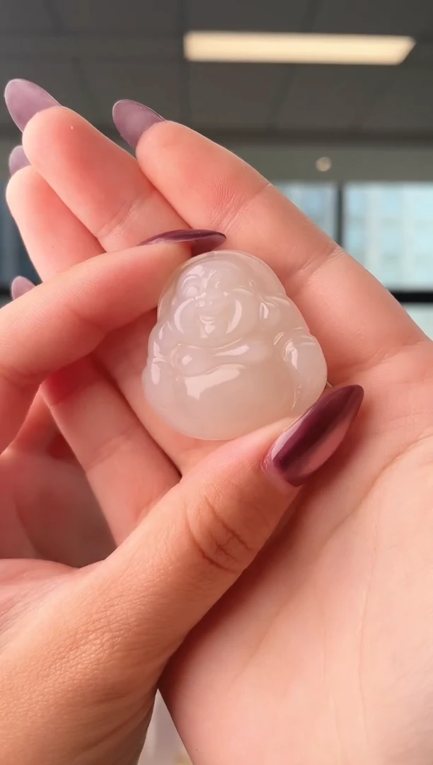 颈饰未镶嵌和田玉35佛公 无