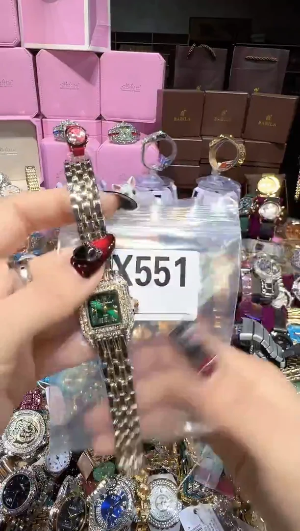 石英机芯不锈钢不锈钢直播定闪专用