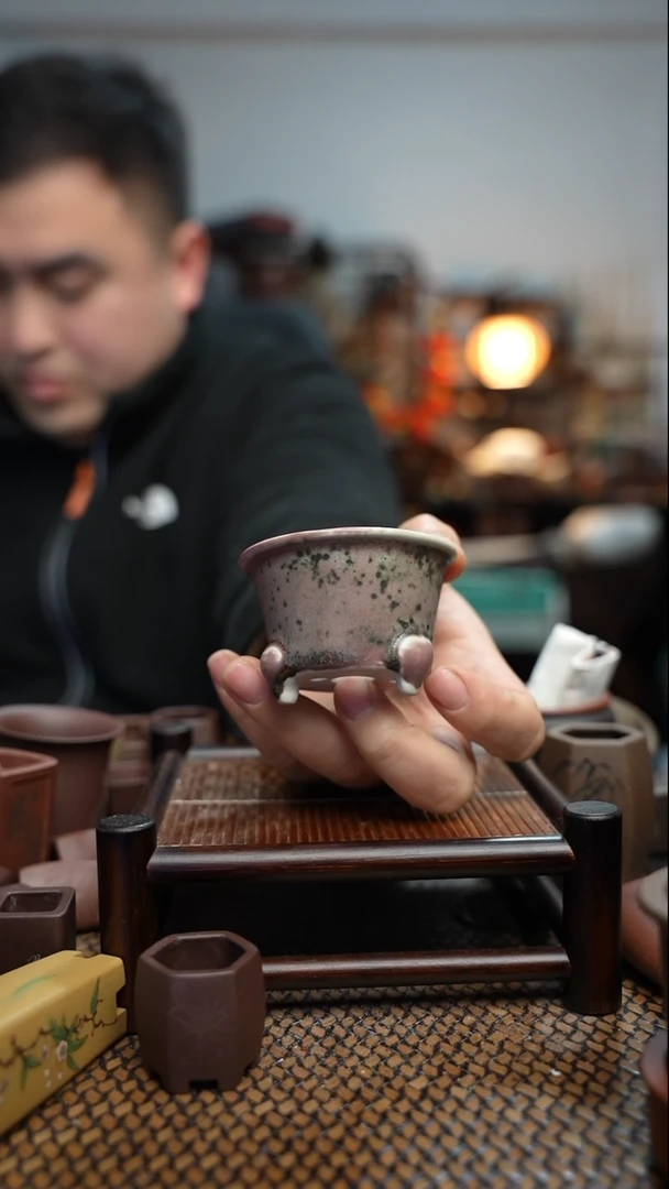 【闪购商品】紫砂花盆長木軒精品紫砂内口5.5*3.5