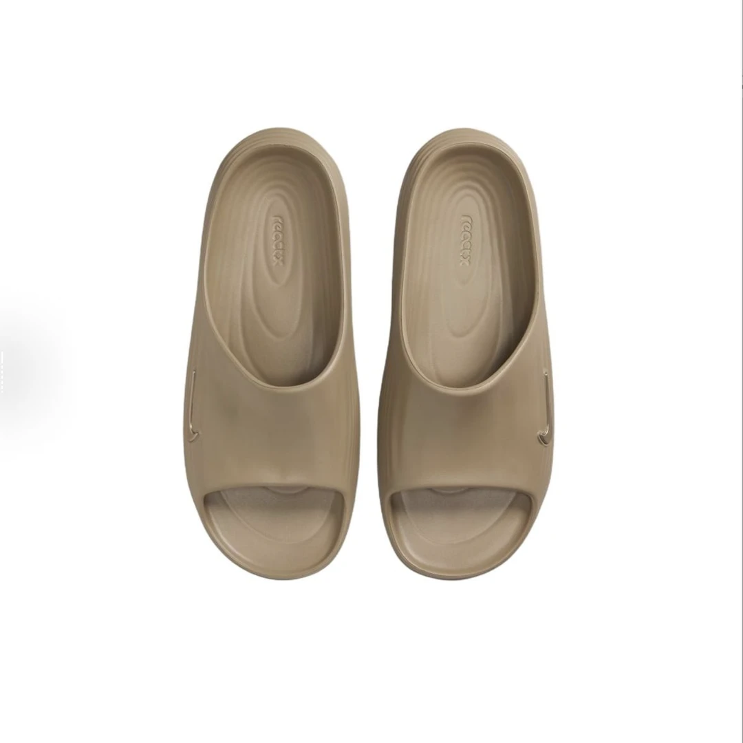 NIKE耐克舒适百搭橡胶底防滑防磨一字拖鞋男女同款棕色HV4479200