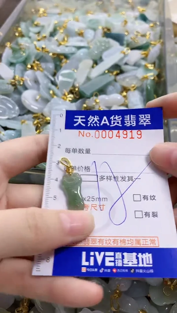 颈饰未镶嵌翡翠天然A货翡翠