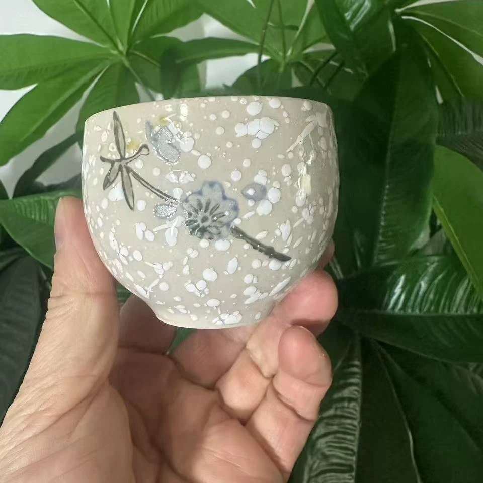 景德镇陶瓷梅花主人杯