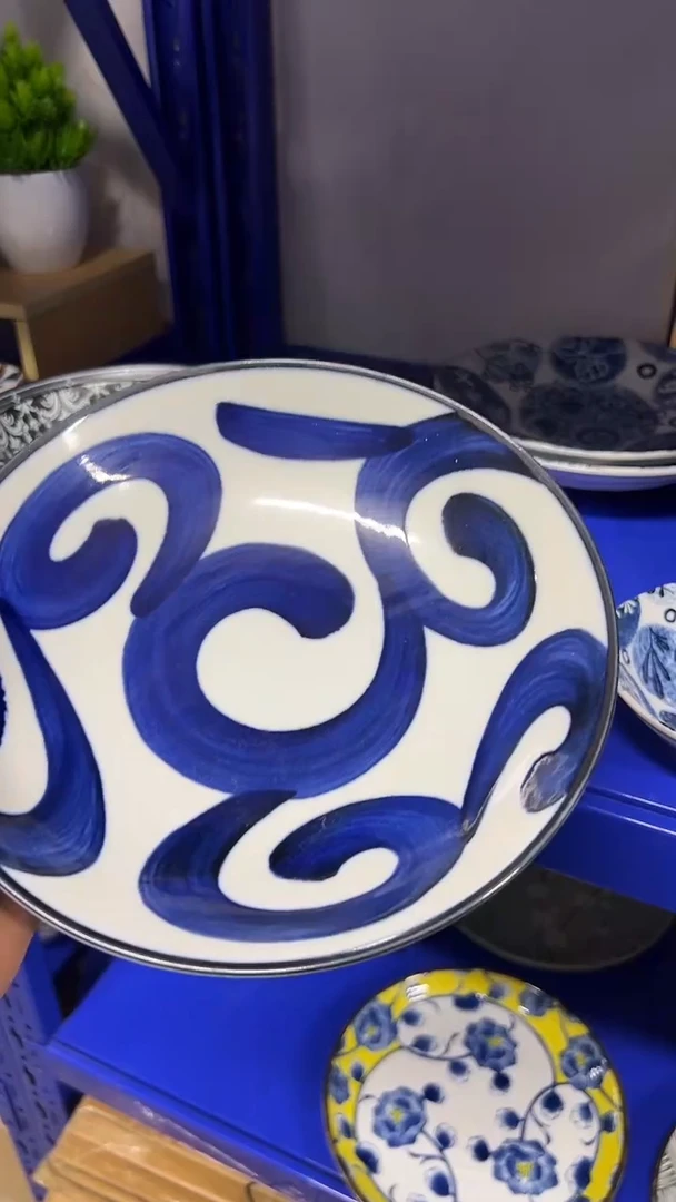 陶瓷9.9元盘21.5cm盘