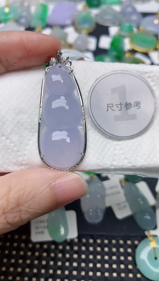 颈饰未镶嵌翡翠天然缅甸A货翡翠