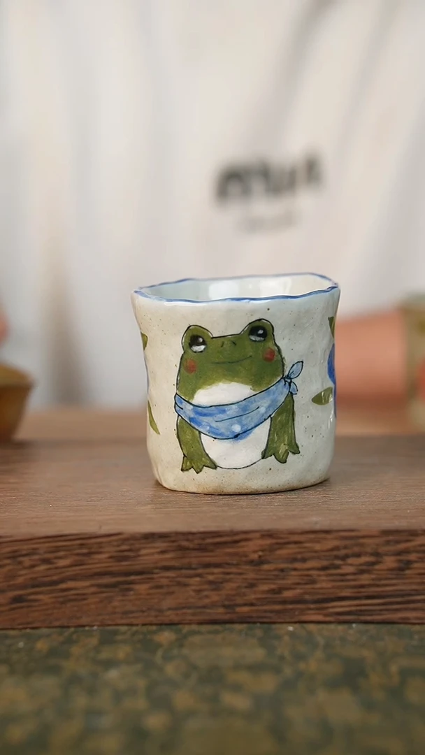 摆件泥垚手作 景德镇手工手绘器物
