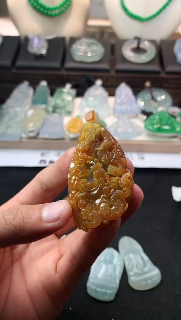 未镶嵌定制翡翠啊*额 5042毛货不退不换