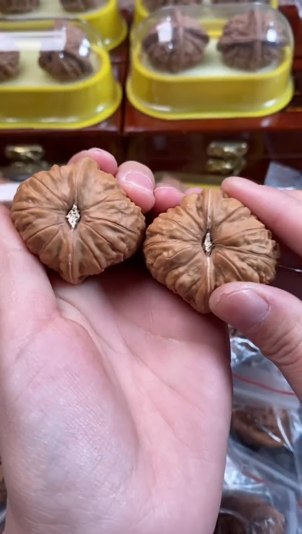 把件文玩核桃南瓜墩38尺x029