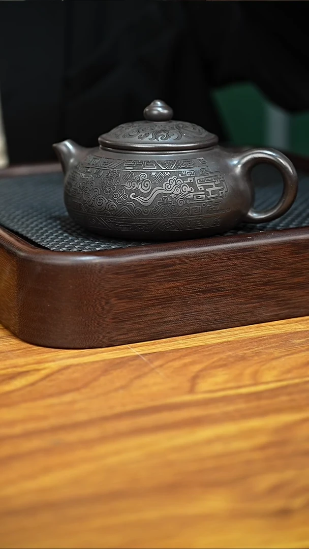 茶杯紫砂宜兴本地原矿紫砂壶220cc