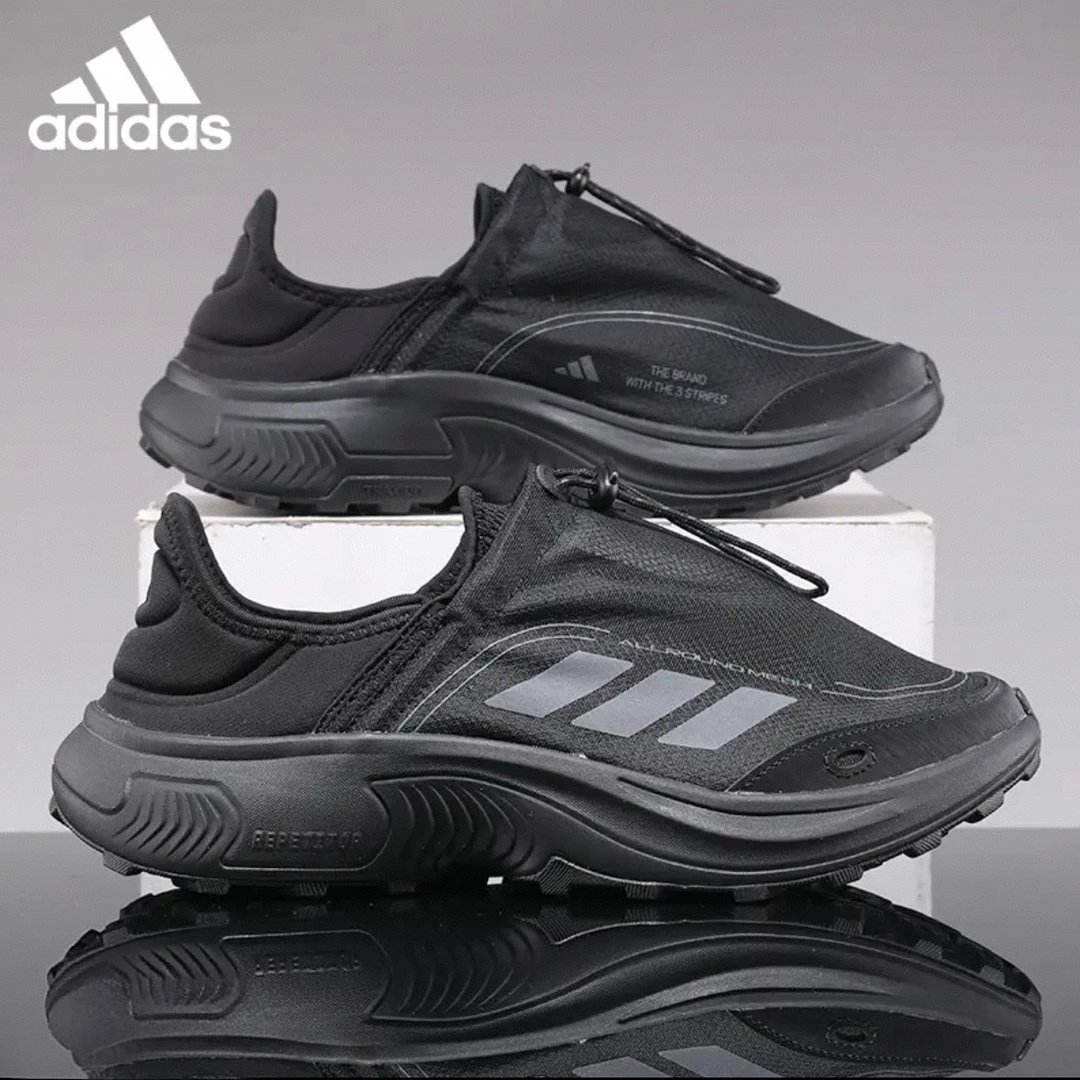 adidas/阿迪达斯一脚蹬男女鞋网面透气情侣户外徒步运动鞋 JP6646