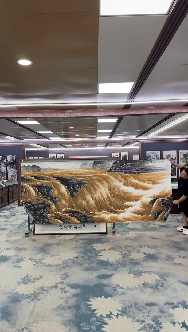 国画W-张伦玉-大丈二-山水国画