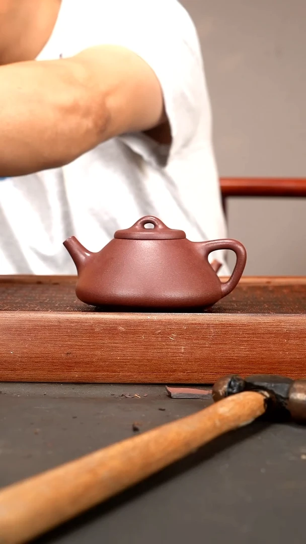 茶壶紫砂zff 全砂底槽青 子冶石瓢