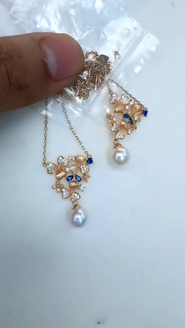 【闪购商品】海水珍珠颈饰银S925镶嵌发其一