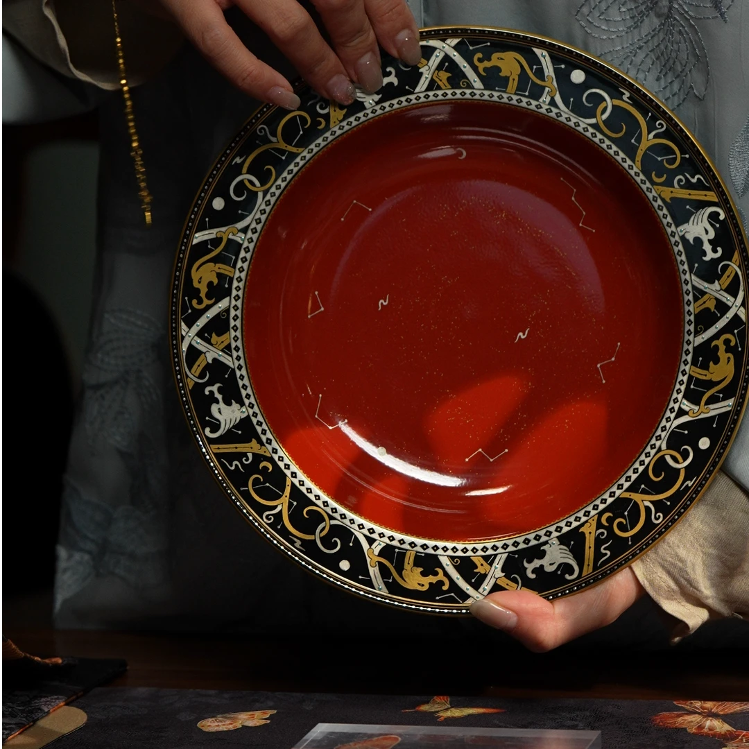 呆坐 X 艺林堂  珍藏款漆器壶承