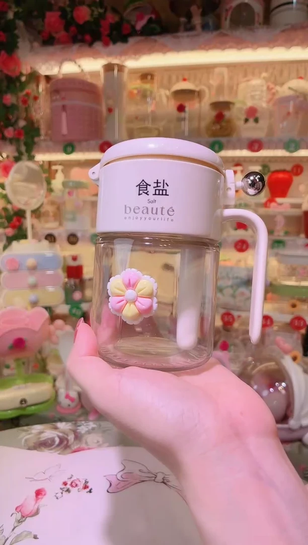 家居好物~花朵调料罐~品质好发货快放心拍！