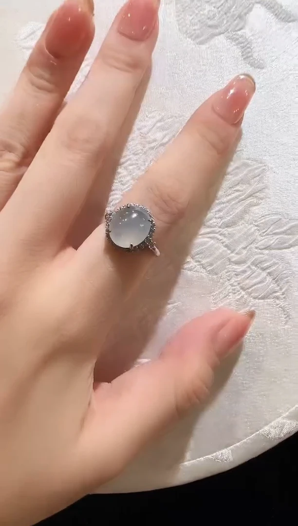 翡翠银S925镶嵌颈饰国风