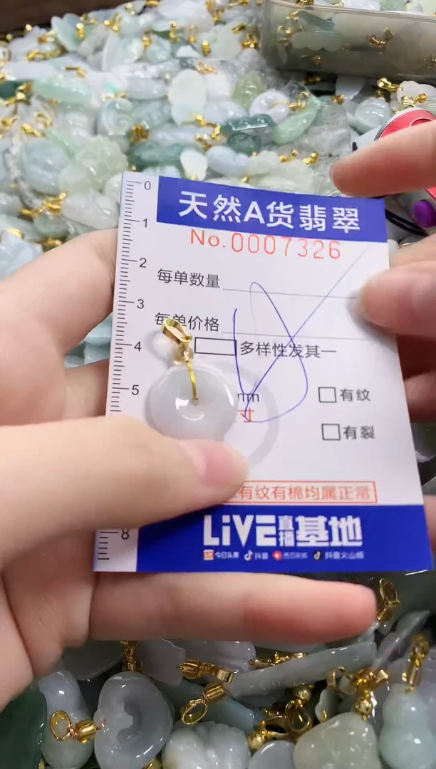 颈饰未镶嵌翡翠天然A货翡翠