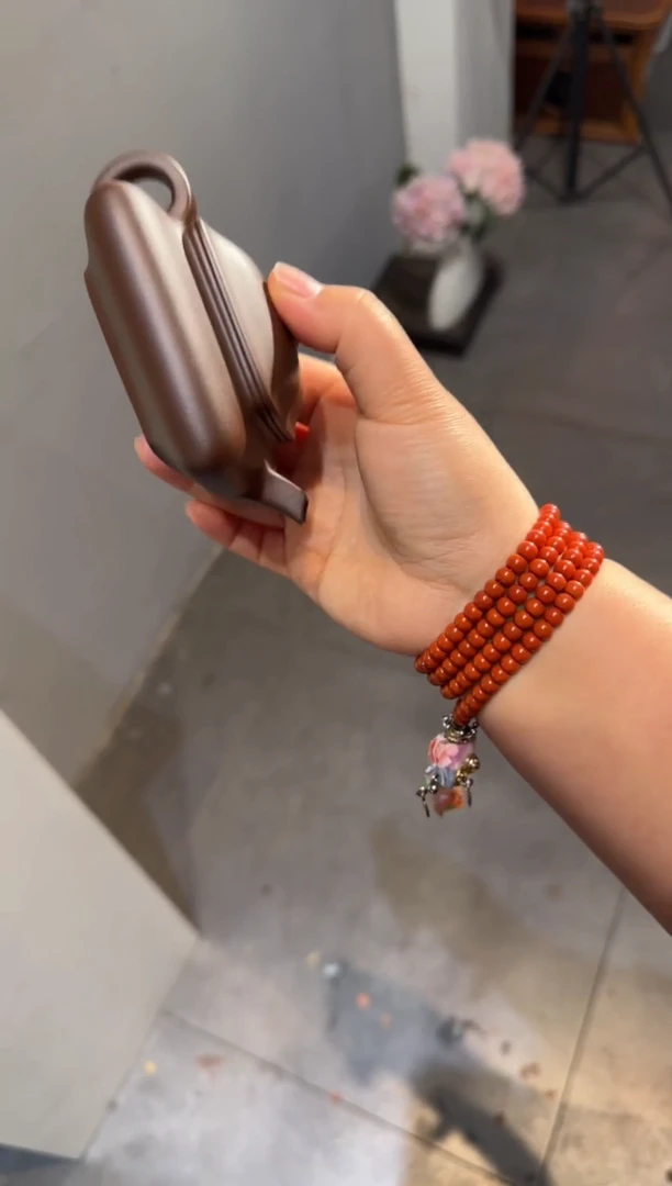 茶壶紫砂米*寒灰老人老紫泥140cc