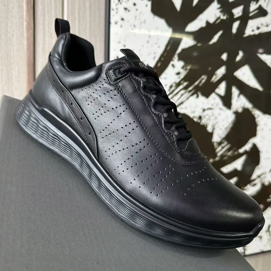 2025新款四季商务休闲百搭皮鞋头层牛皮透气1908