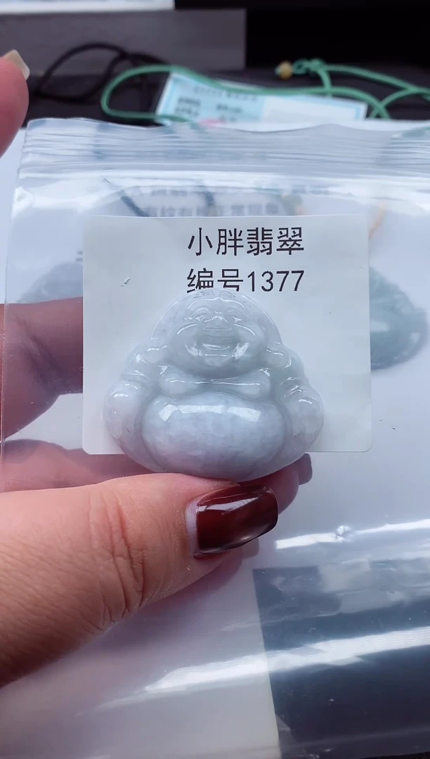 颈饰未镶嵌翡翠缅甸天然A货翡翠1377