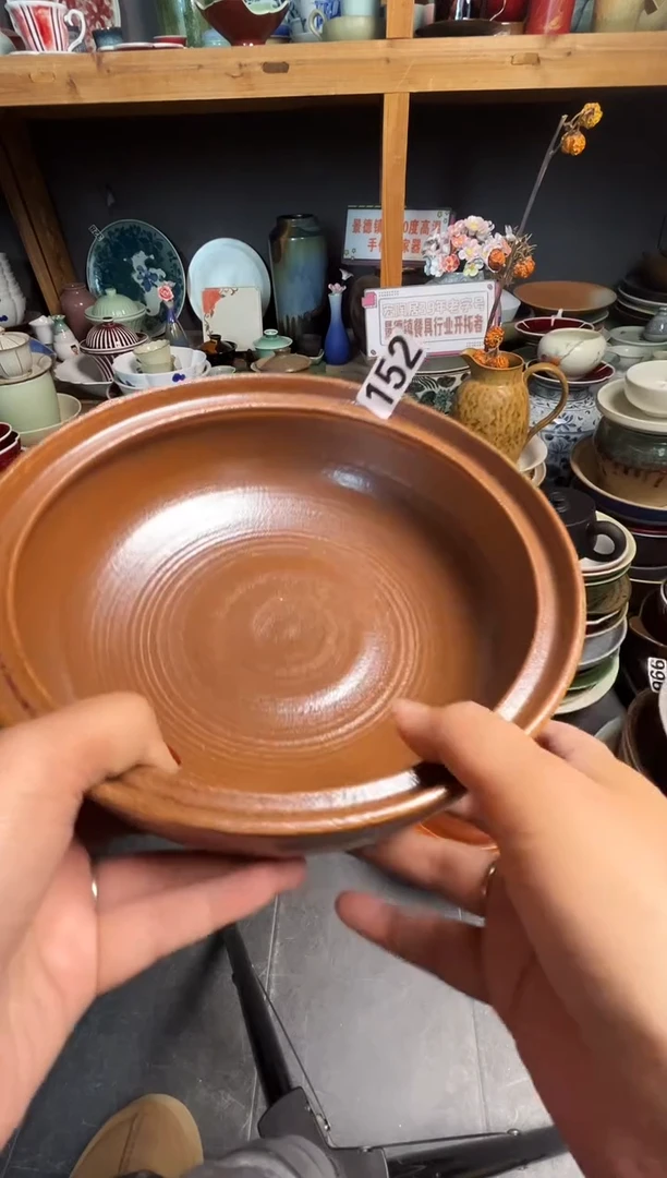 瓷片小***️152  不加盖砂锅