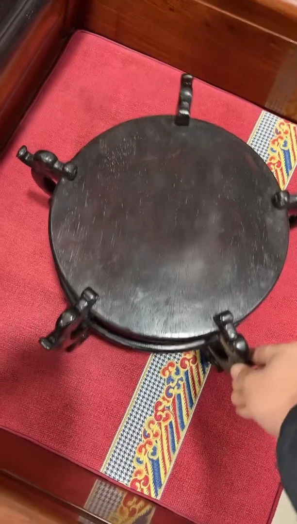 紫檀木大号五龙底座