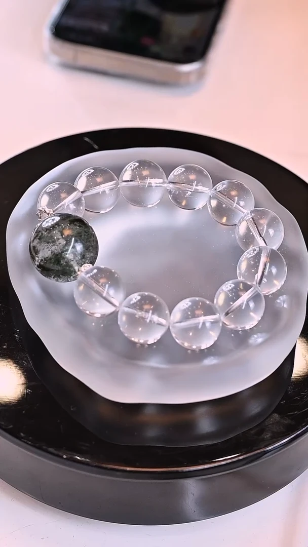 【闪购商品】烟晶手串银S925镶嵌闪购可爱的手串