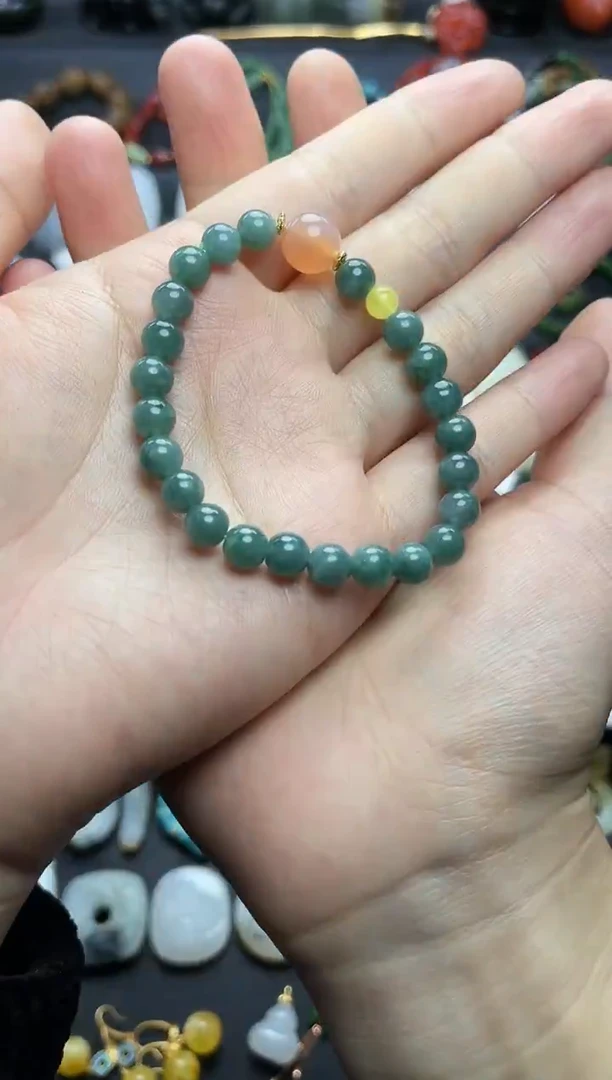 未镶嵌手串翡翠翡翠手串06