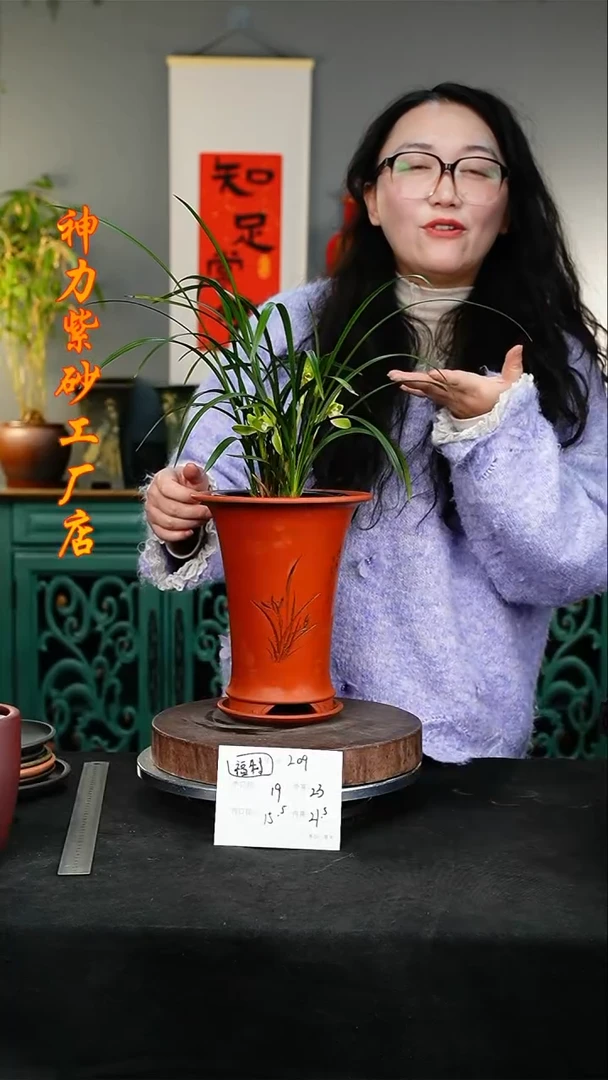 【闪购商品】紫砂花盆209+z紫砂花盆&