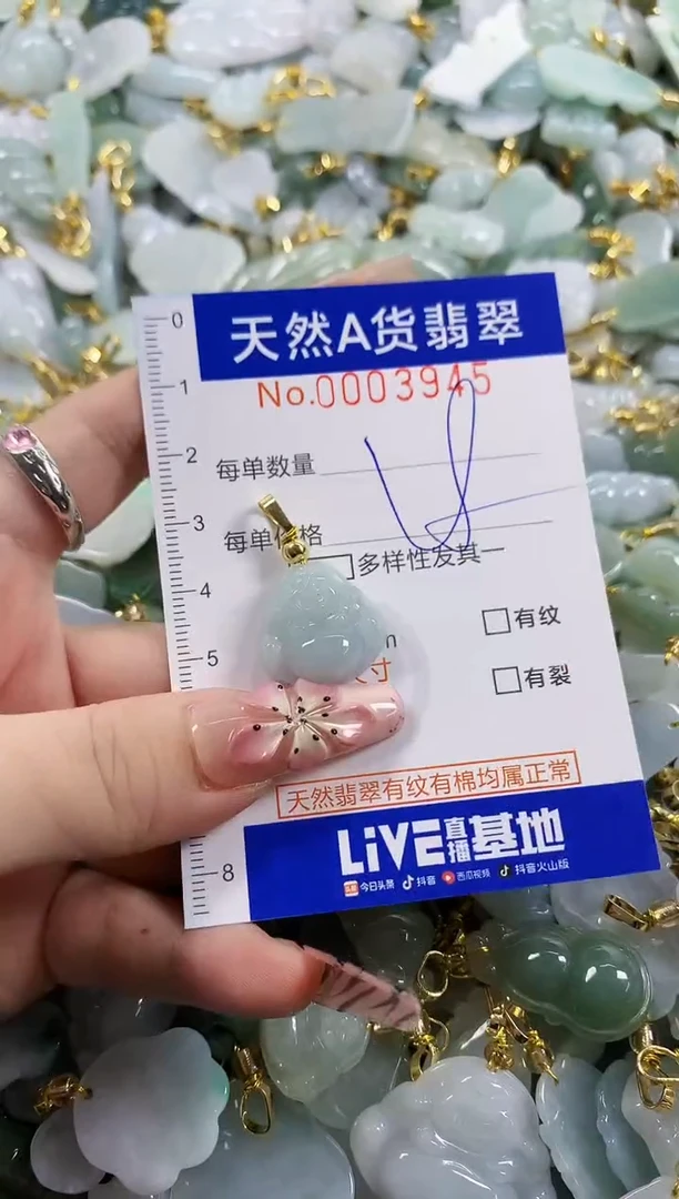 颈饰未镶嵌翡翠天然A货翡翠