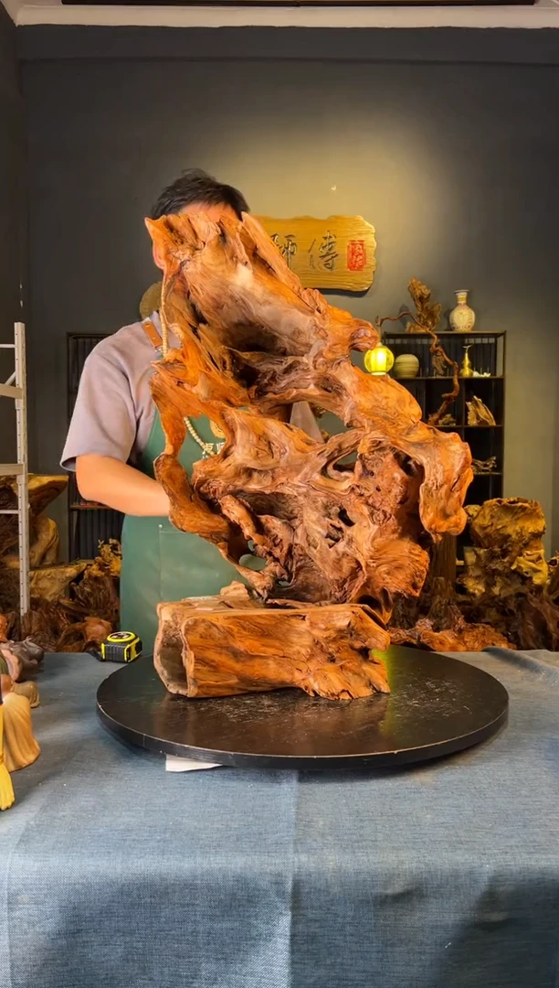 木卢师傅根艺作品（不包含人物摆件）