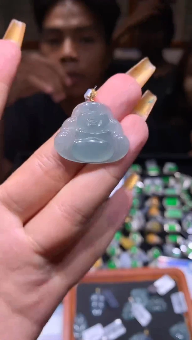 定制翡翠18K金镶嵌45定制翡翠-多样性发货（发其一）