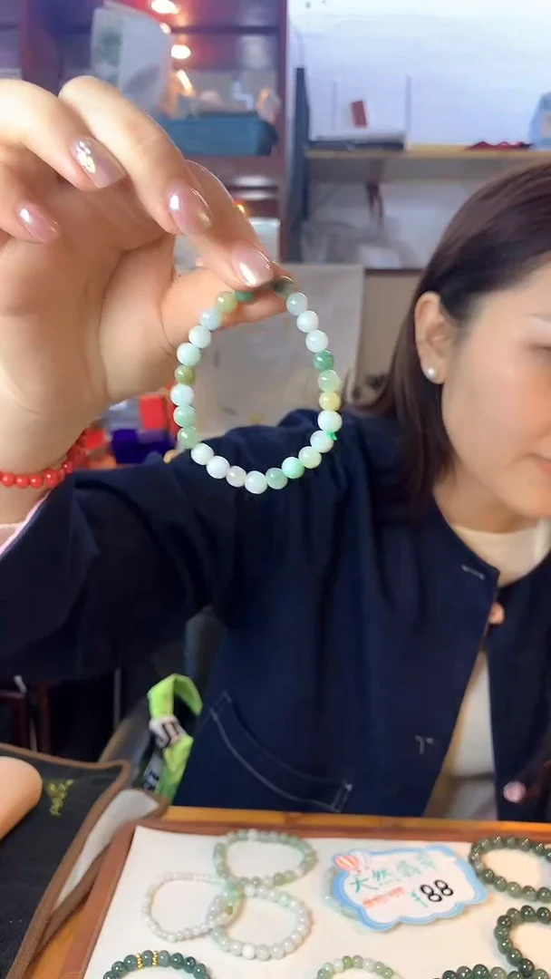 未镶嵌手串翡翠天然翡翠手串