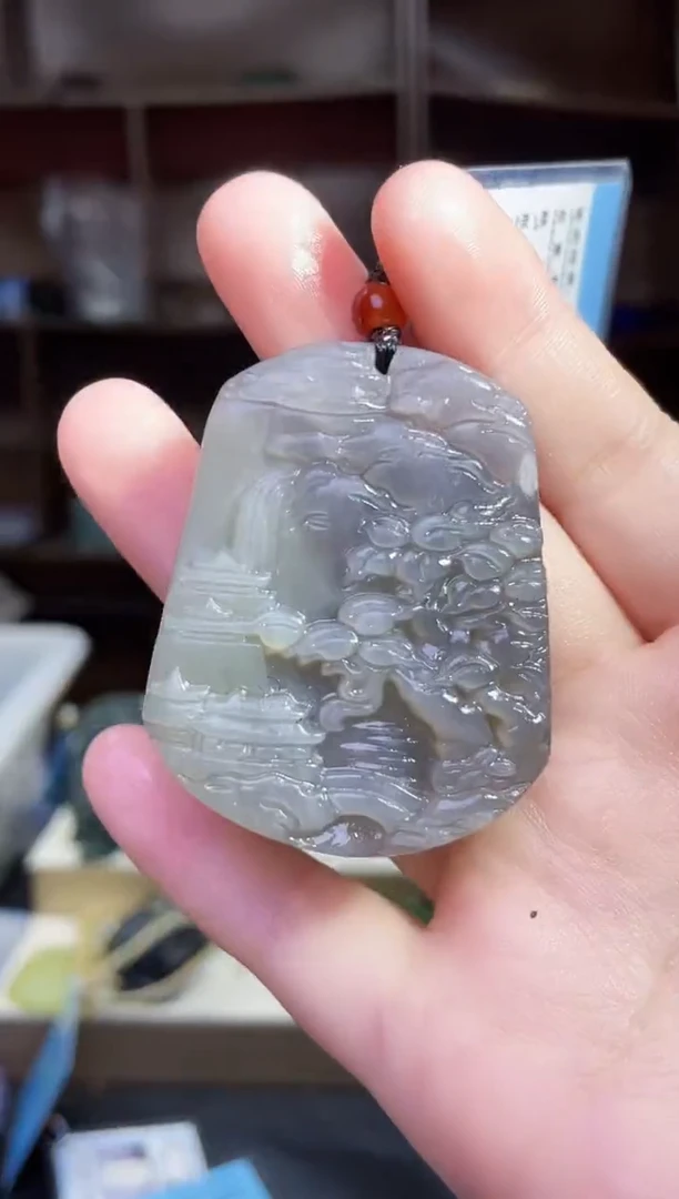 和田玉未镶嵌颈饰1