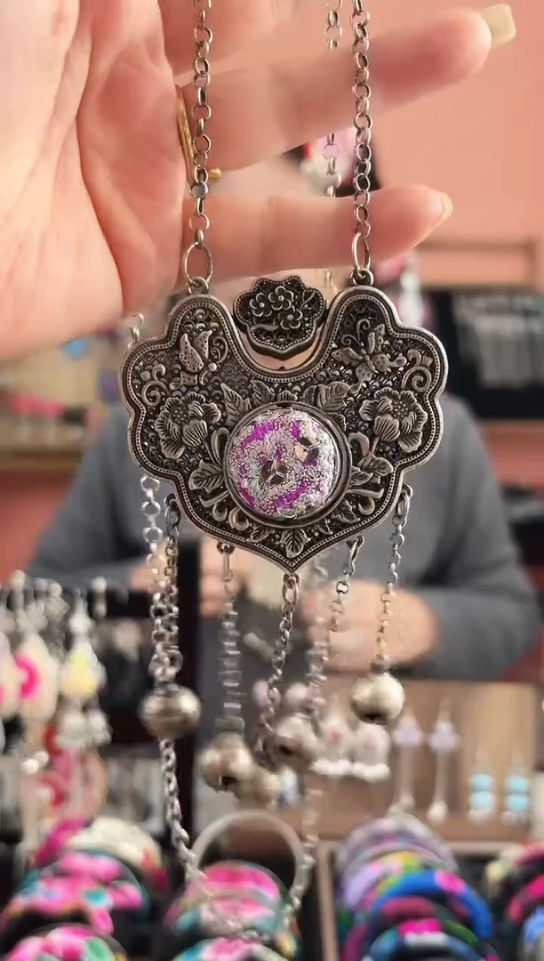 织绣艺枝独绣手工饰品49