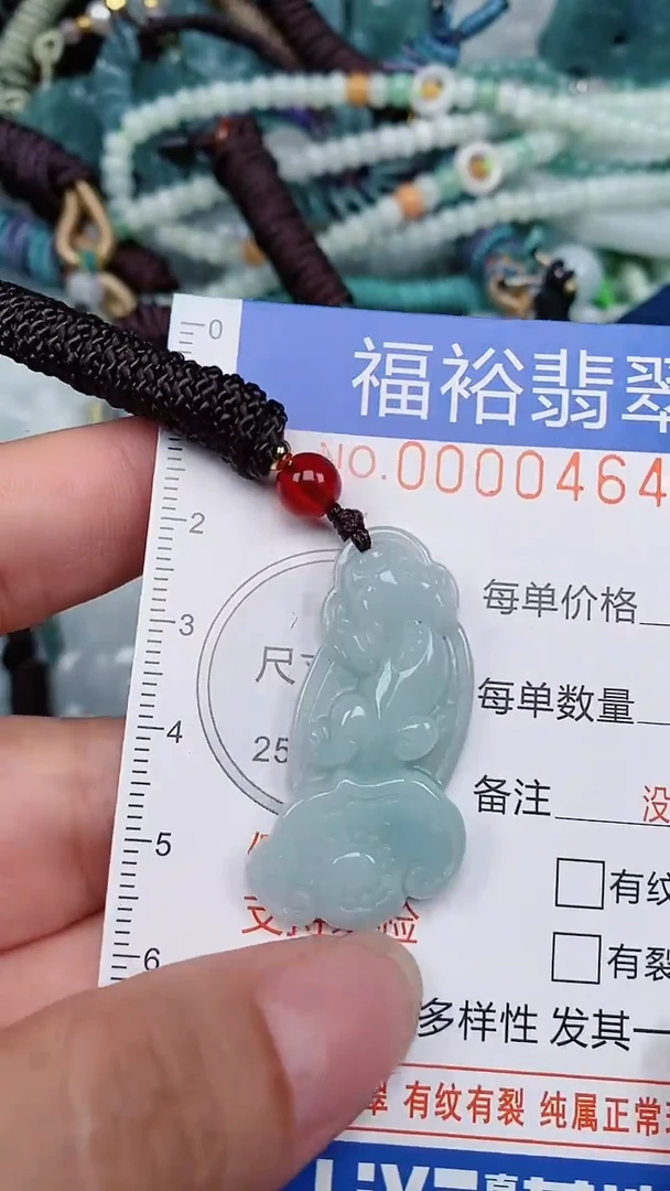 翡翠未镶嵌颈饰...0000464