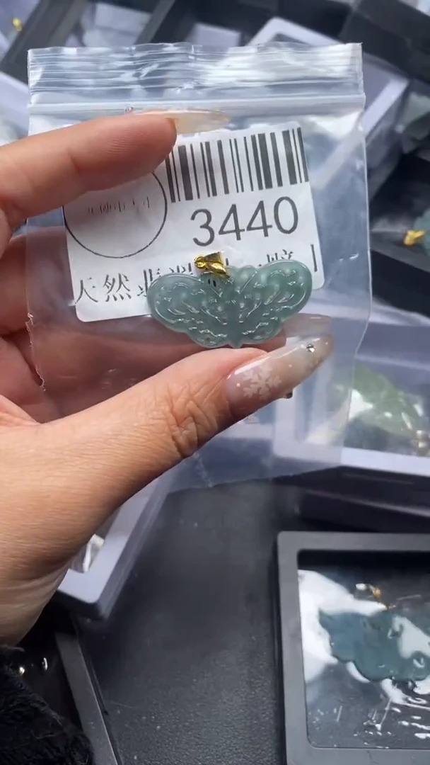 颈饰未镶嵌翡翠3440