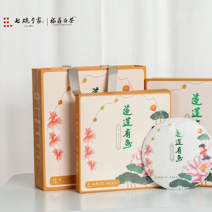 七碗李家福鼎珍藏白茶茶香四溢2020年莲莲有鱼寿眉300g