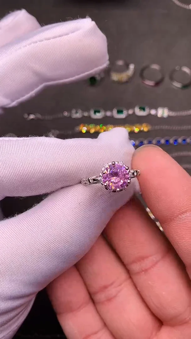 【闪购商品】碧玺戒指银S925镶嵌....