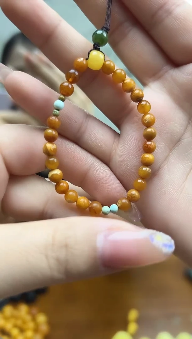 未镶嵌蜜蜡裸石琥珀蜜蜡手机挂