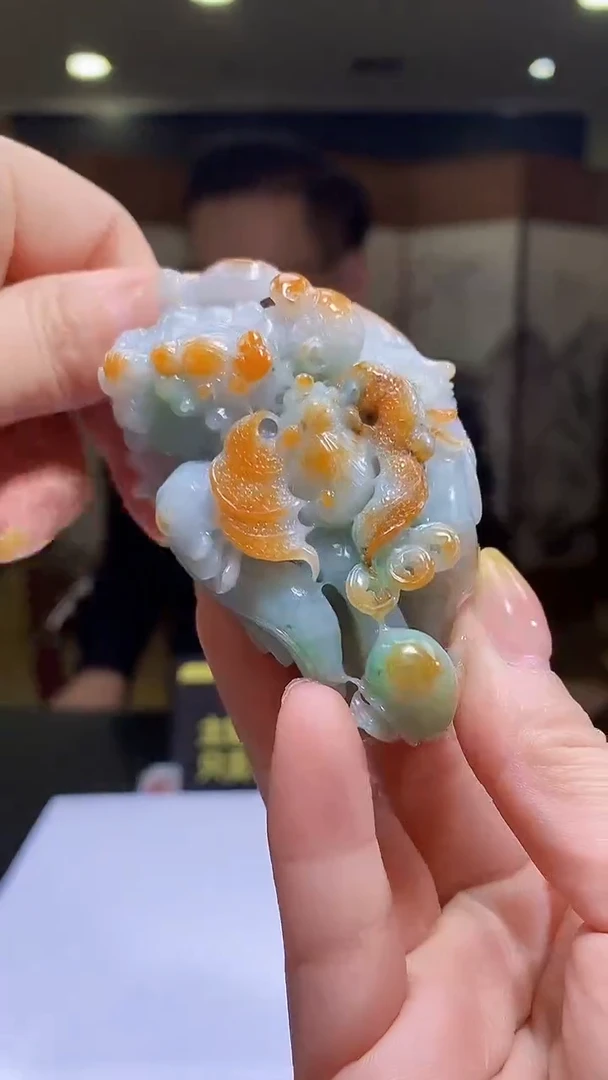 未镶嵌定制翡翠38/1128/W/貔貅