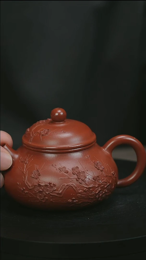 茶壶紫砂H1507陈春芬梅花容天