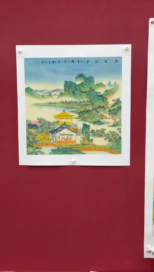 国画国画绘画山水花鸟