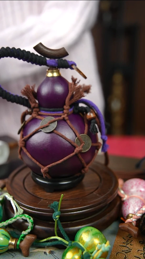 584号500ml左右非遗大漆酒葫芦