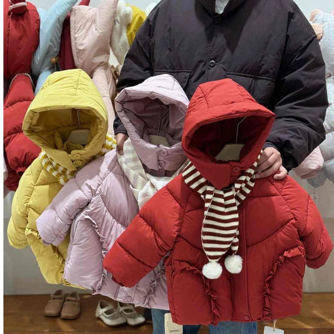 【MU&YAN高定】连帽棉袄中长款卡通动漫冬装棉服时尚12105